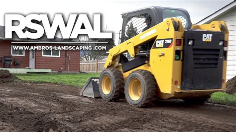 using a skid steer on a slope|skid steer for landscaping.